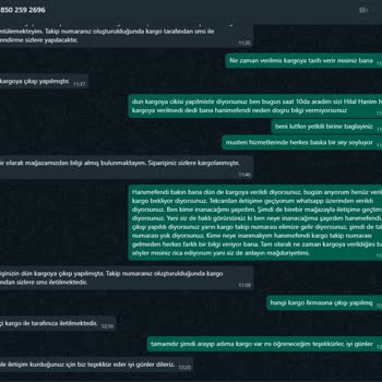 Kargoya Verilmeyen Ürün Ve Yanıltıcı Bilgilendirme