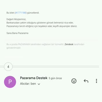 Para Çekildi Ürün Siparişte Yok Para İadesi Bekleniyor
