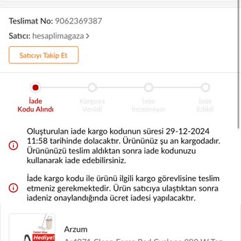Trendyol'da Kayıp Ürün Ve İade Belirsizliği Mağduriyeti