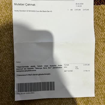 Harley Davidson Bot Tabanı Çatladı: Mağduriyetim Giderilmiyor!