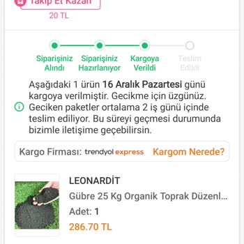 Trendyol Express Kargo Teslimat Sorunu Ve Yetersiz Destek