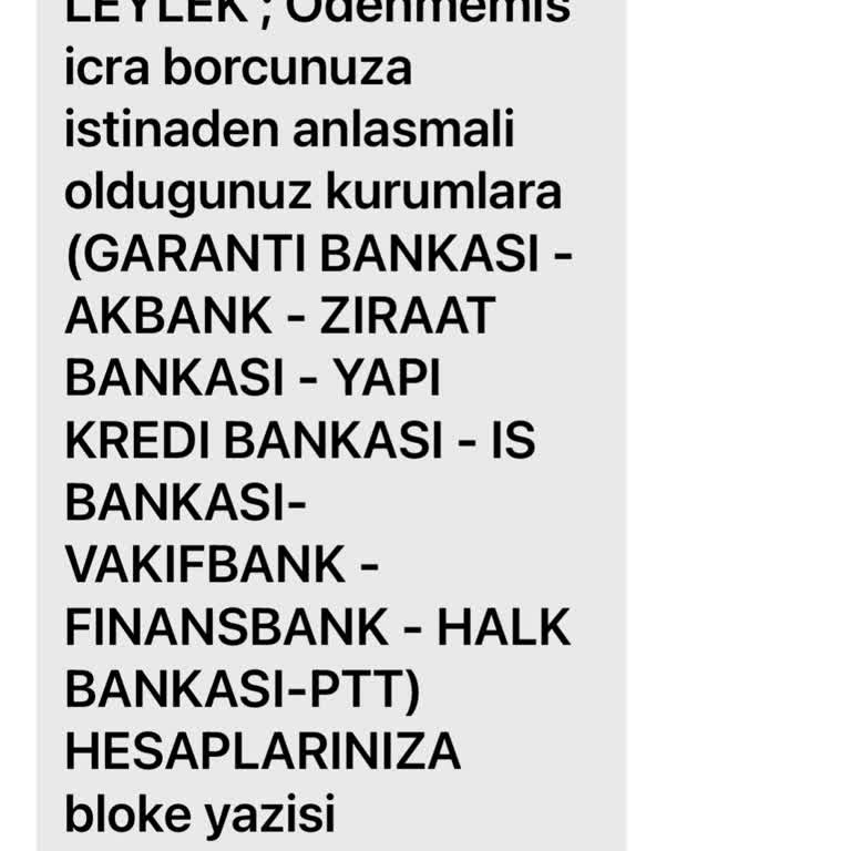 Esas Alacak Bürosunun Bitmeyen Rahatsız Edici Mesajları