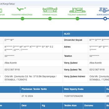 Sürat Kargo İle Yaşanan Sorunlar Ve İletişim Eksiklikleri