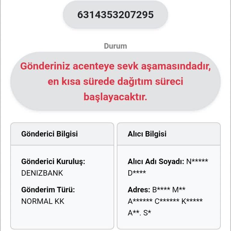 Denizbank Ve Kuryenet İle Sürekli Yaşanan Kart Teslim Sorunu