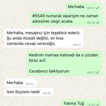 Mamasepetimde.com Sipariş Sorunu Ve İletişim Eksikliği