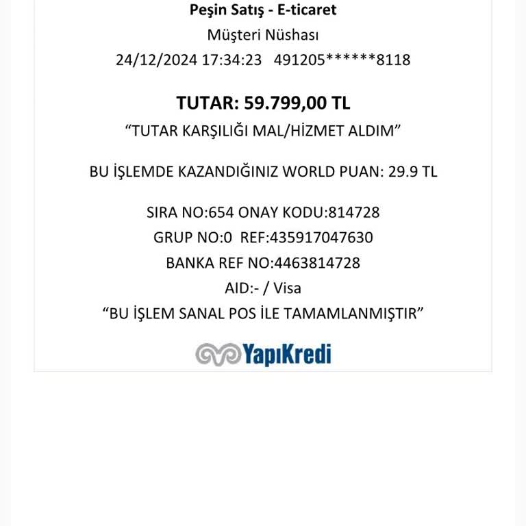 Media Markt Ve Yapı Kredi İle Yaşanan Kredi Kartı Sorunu: İade Edilmeyen 59.799 TL