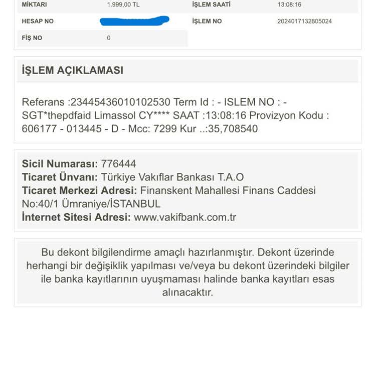 İzinsiz Üyelik Ve Kart Çekimi Mağduriyeti