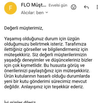 Hasarlı Kutu Ve Yetersiz Müşteri Hizmeti Deneyimi