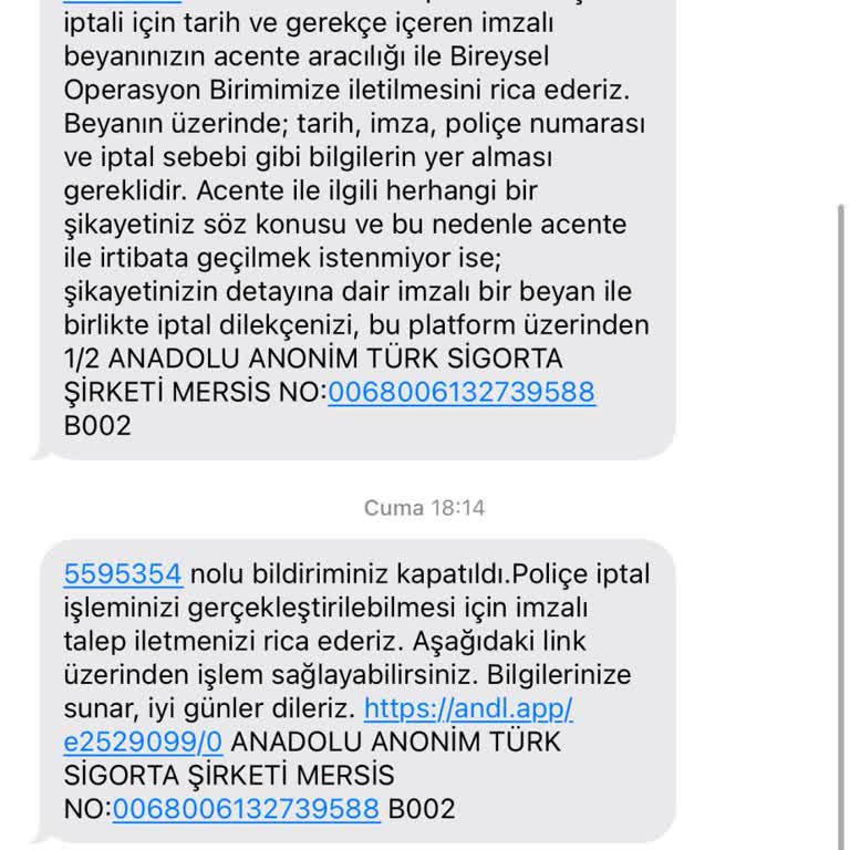 Poliçe İptal Sürecinde Yaşanan Zorluklar