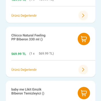 Chicco Biberon Hayal Kırıklığı: Değişim Talebi
