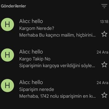 Kargo Bilgisi Alamama Ve Nezaketsiz İletişim Sorunu