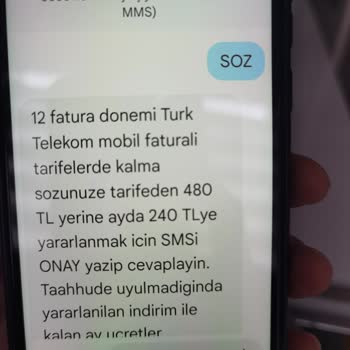 Tarife Ücreti Ve Fatura Tutarsızlığı