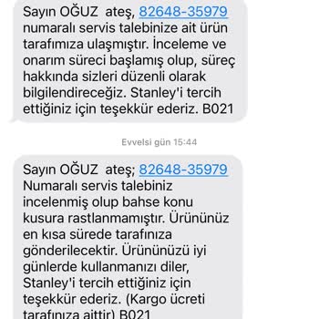 Stanley Termos Sızdırma Sorunu Ve Servis Deneyimi