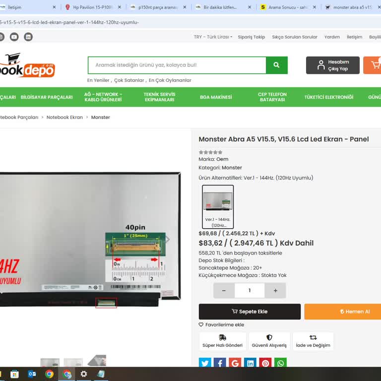 Uyumsuz Ekran Ve Müşteri Mağduriyeti