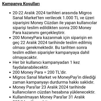 Migros Sanal Market Kampanya Sorunu: Eksik Money Para Yüklemesi