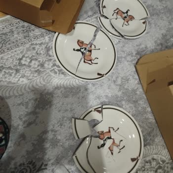 Madame Coco Yılbaşı İndirimi Sonrası Kırık Gelen Yemek Takımı