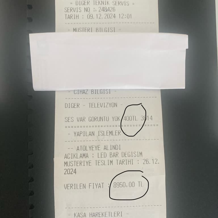 Yanıltıcı Servis Hizmeti Ve Haksız Ücret Talebi