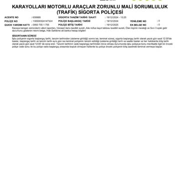 Yanlış Şasi Numarası Mağduriyeti