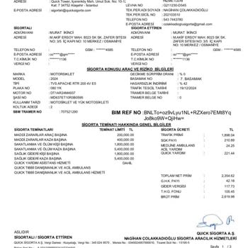 Yanlış Şasi Numarası Mağduriyeti