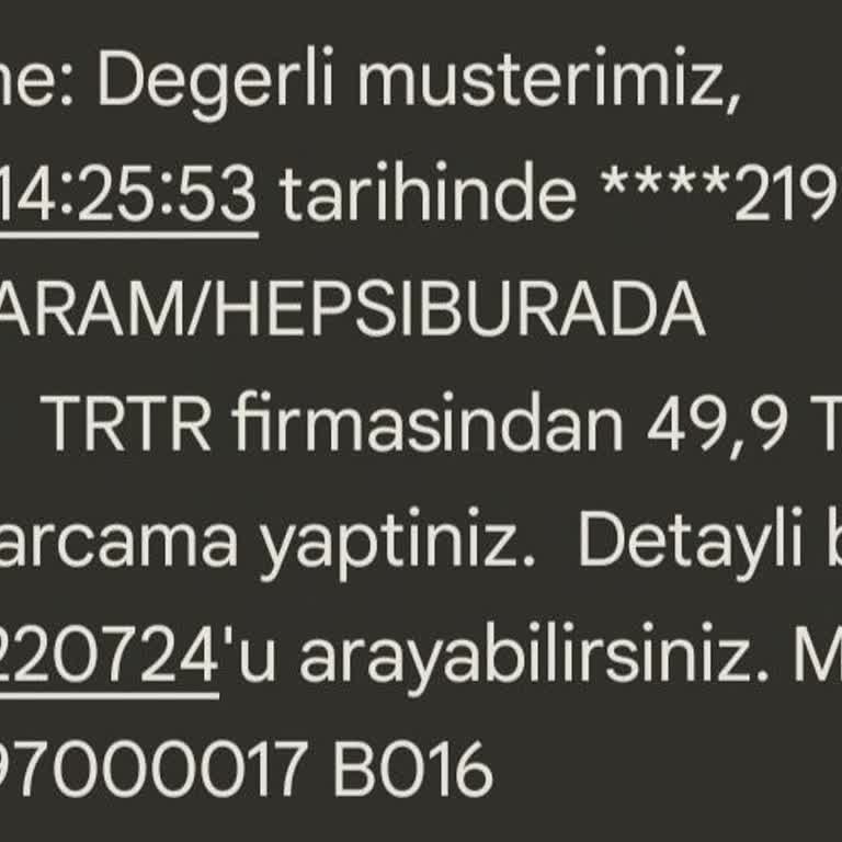 Kart Bilgilerimle İzinsiz İşlem Yapıldı