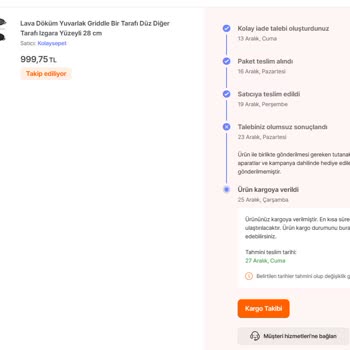 Yanlış Gönderilen Ürün Ve İade Sorunları
