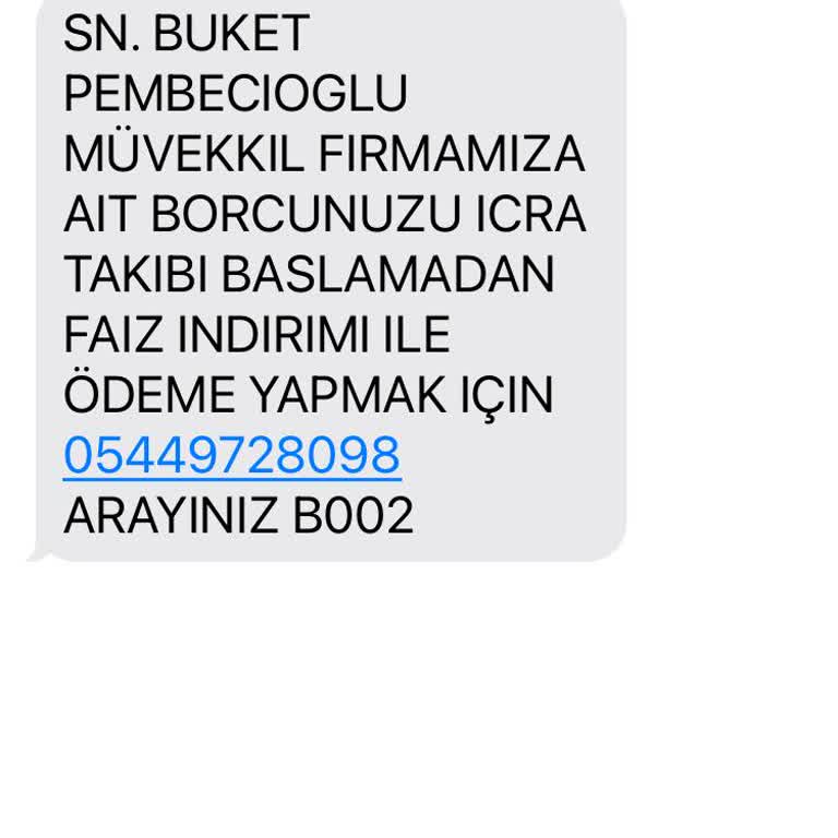 Sahte Borç Mesajı Ve Yetkisiz İşlemlerle Mücadele