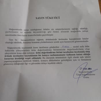 Ayakkabıda Beklenmedik Yırtılma Ve Mağaza Cevabı