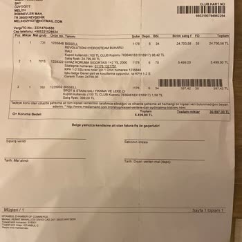 Halı Yıkama Makinesi Sorunu Ve İade Süreci