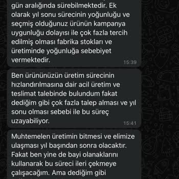 Enza Home Teslimat Sürecinde Hayal Kırıklığı