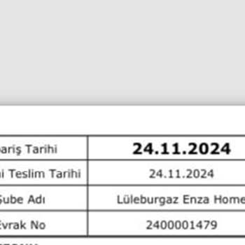 Enza Home Teslimat Sürecinde Hayal Kırıklığı