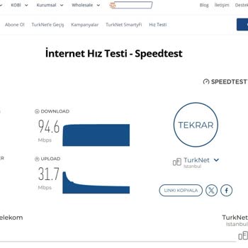 Türk Telekom'dan Taahhüt Edilen İnternet Hızı Sağlanmıyor
