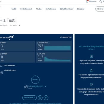 Türk Telekom'dan Taahhüt Edilen İnternet Hızı Sağlanmıyor