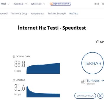 Türk Telekom'dan Taahhüt Edilen İnternet Hızı Sağlanmıyor