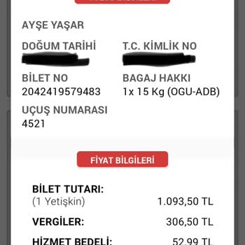 Obilet'te İsim Değişikliği Mağduriyeti