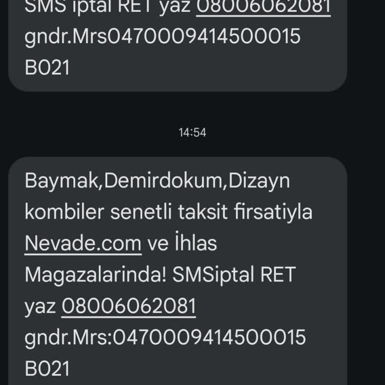 Reklam Mesajları Ve Müşteri Hizmetleri Sorunu