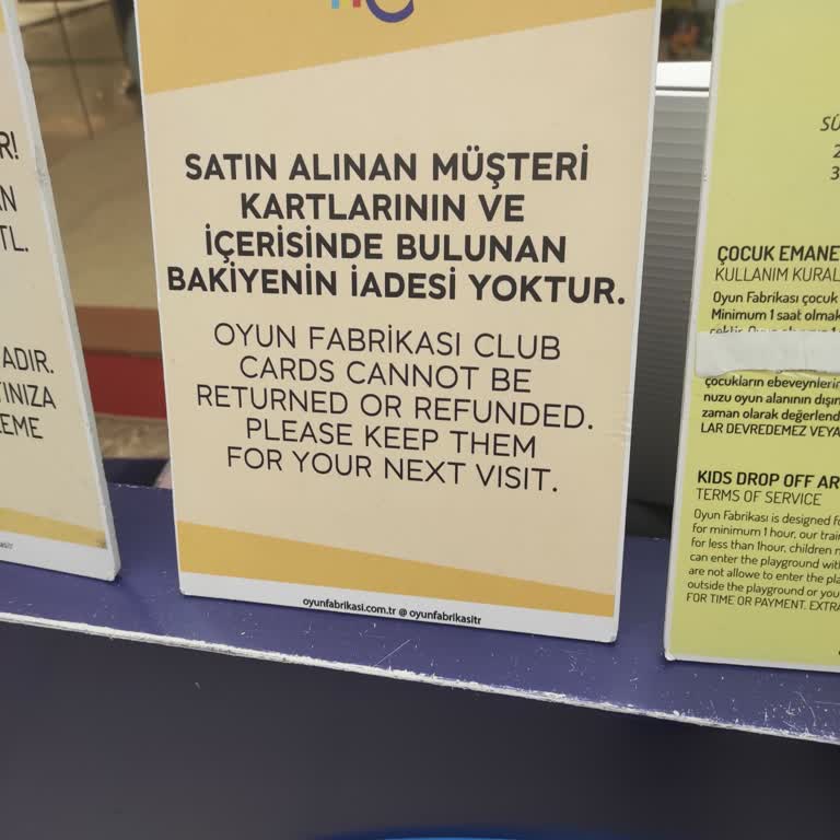 Kart Zorunluluğu Ve İade Sorunu