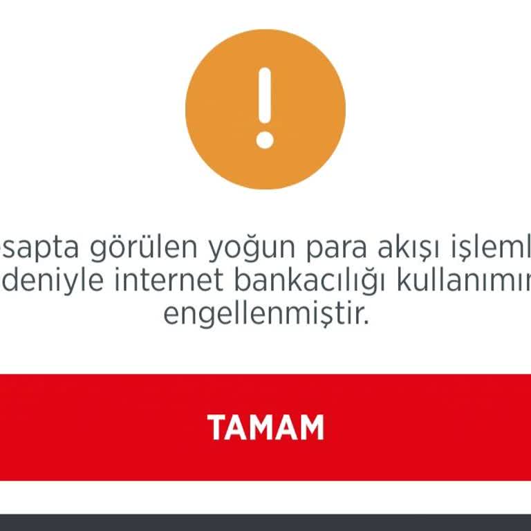 Yanlış Yoğun Para Akışı Uyarısı