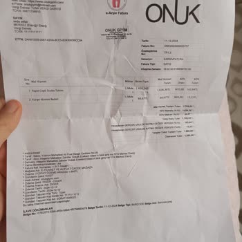Onuk Giyim'den Aldığım Ürün Tüylenme Sorunu