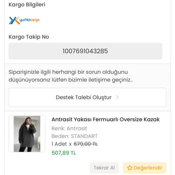 Ürün İadesi Ve İletişim Sorunu