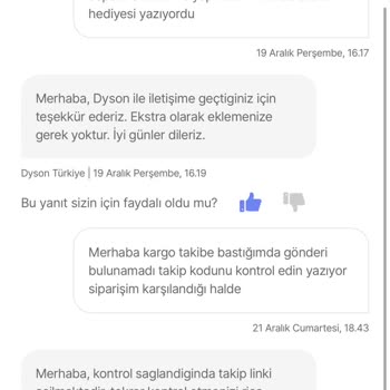 Dyson Stand Hediyesi Hüsranı