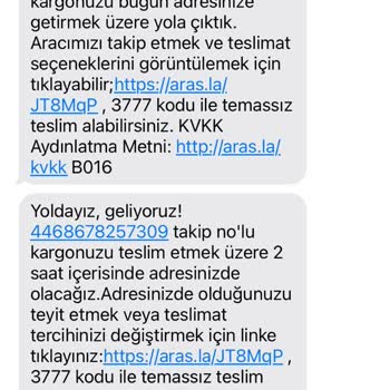 Gemlik Aras Kargo: Mesaj Var, Kargo Yok!
