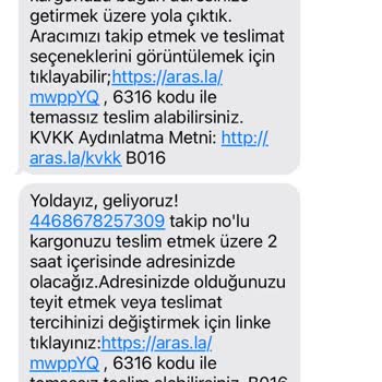 Gemlik Aras Kargo: Mesaj Var, Kargo Yok!