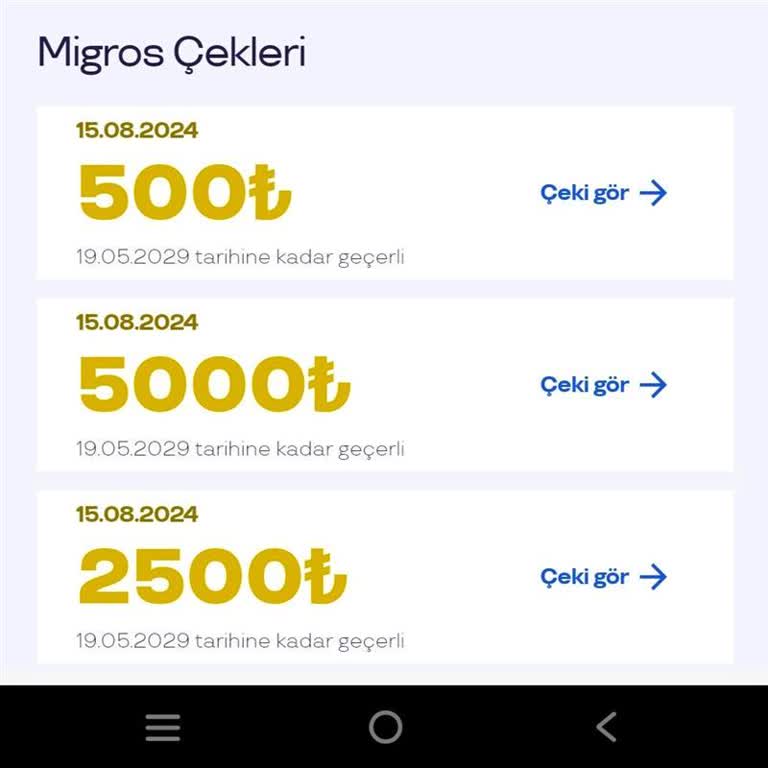 Migros Çeklerinde Kullanılmayan Bakiyenin Gizemi