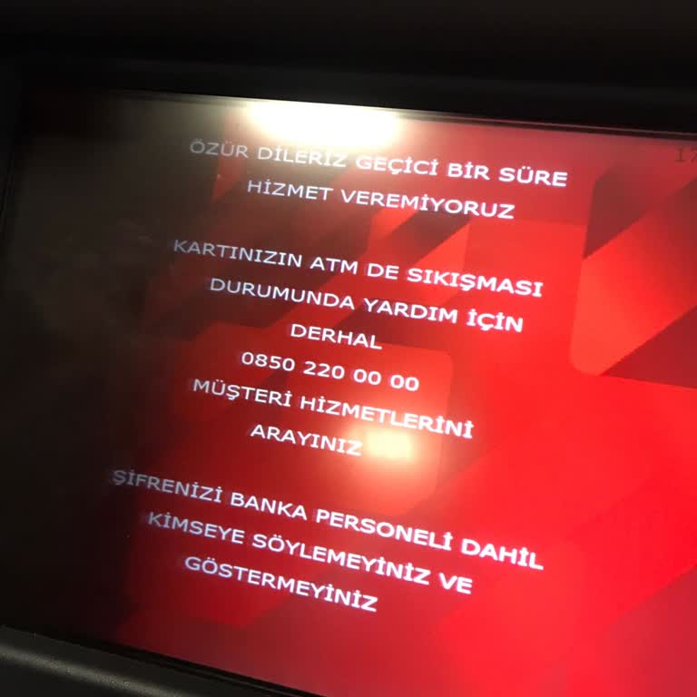 ATM'de Alıkonulan Para Ve Bilgi Eksikliği