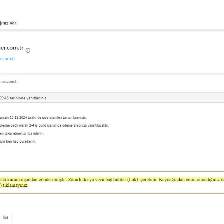 Boyner'den İade Sürecinde Çelişkili Cevaplar Ve Gecikme