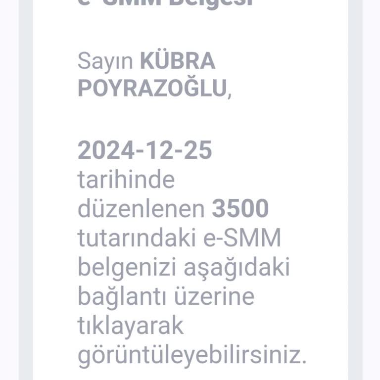 Bilinmeyen E-SMM Faturası: Üyeliğim Yok, İptalini İstiyorum