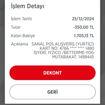 Betterme İzinsiz Çekim Yapılan Güvensiz Uygulama