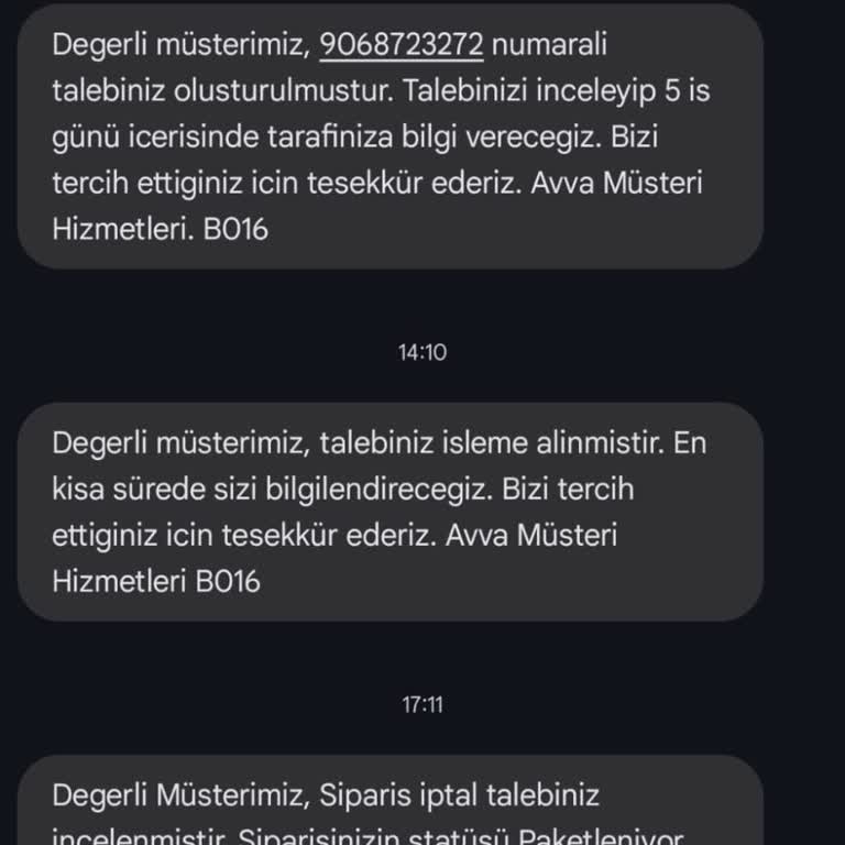 Yanlış Beden Sipariş İptali Kabusu