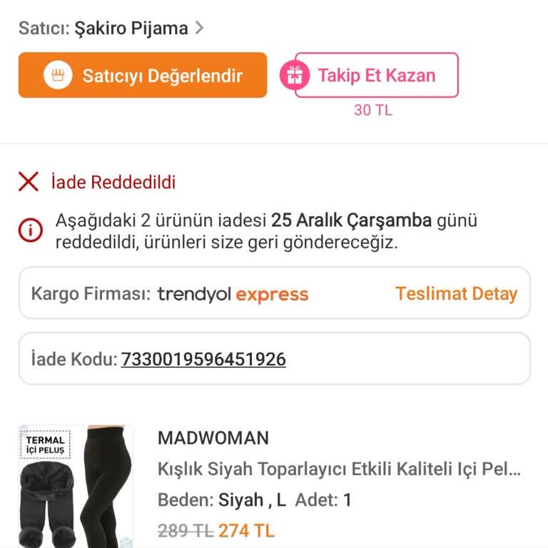 Yanlış Beden Ve İade Sorunu