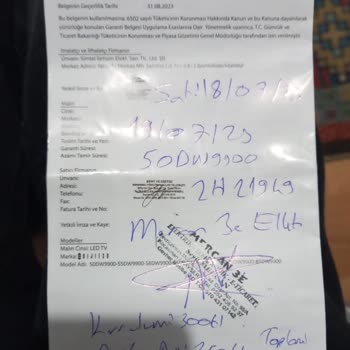 Yetkili Servis Ücreti Ve Garanti Sorunu